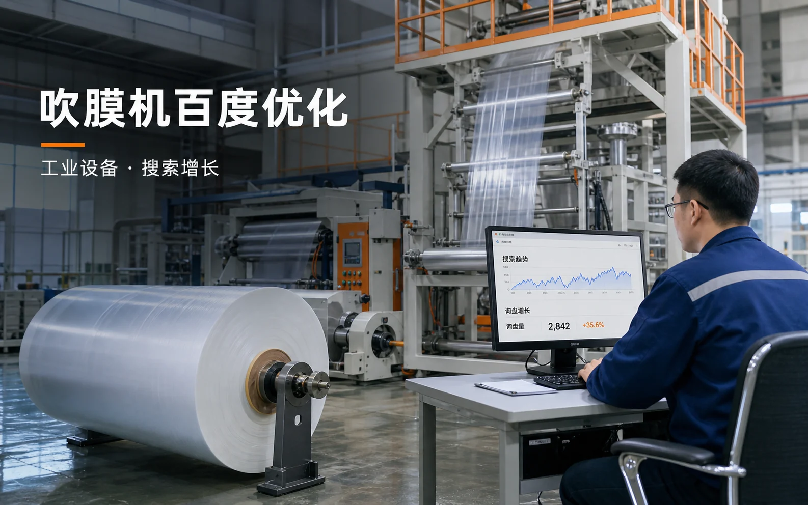 吹膜机百度优化案例图片