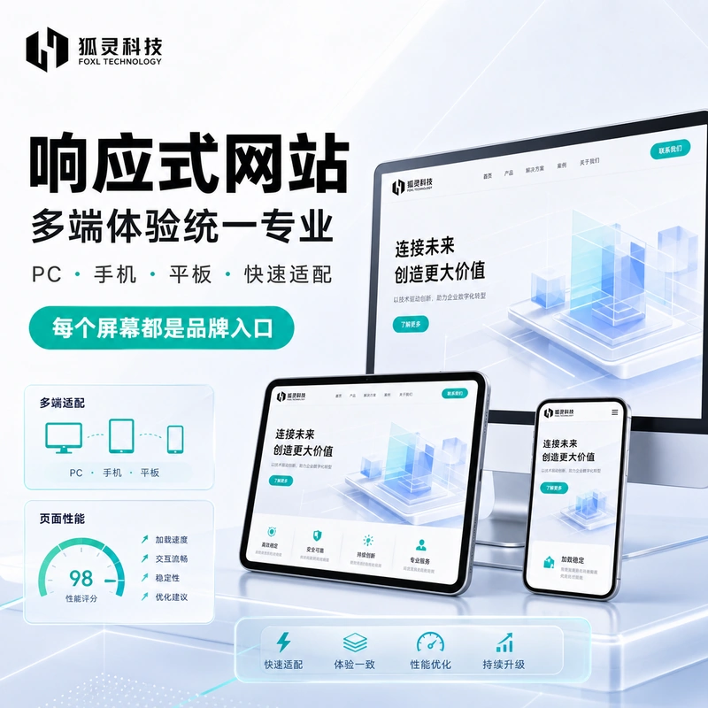 武汉汉阳响应式网站服务宣传图 武汉汉阳响应式网站宣传图