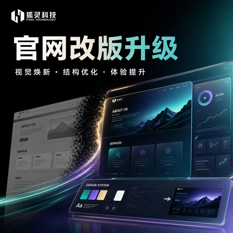 宁波官网改版服务宣传图 宁波官网改版宣传图